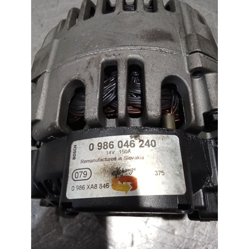 Recambio de alternador para peugeot 307 (3a/c) 1.6 hdi 110 referencia OEM IAM 0986046240 150A 01