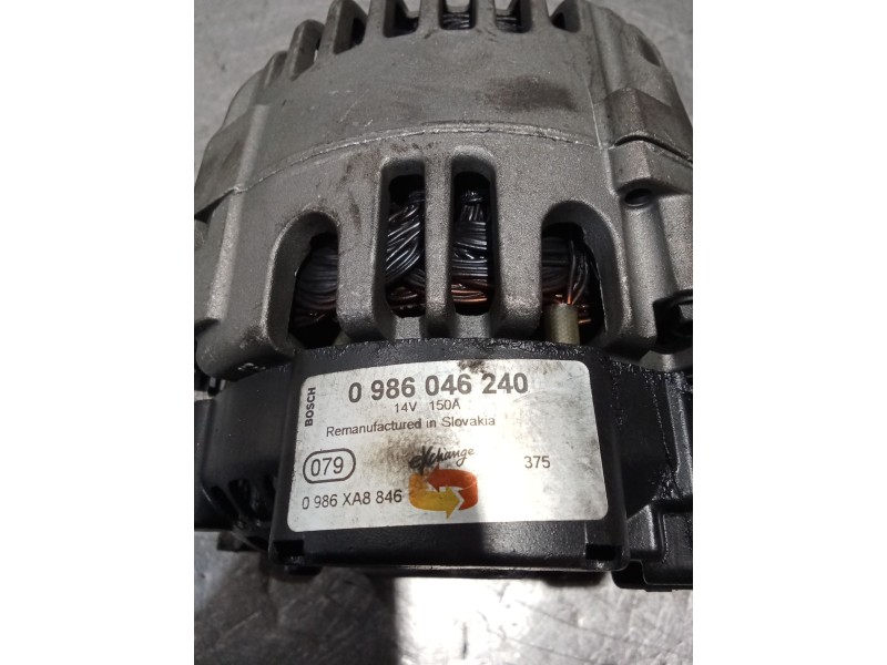 Recambio de alternador para peugeot 307 (3a/c) 1.6 hdi 110 referencia OEM IAM 0986046240 150A 01