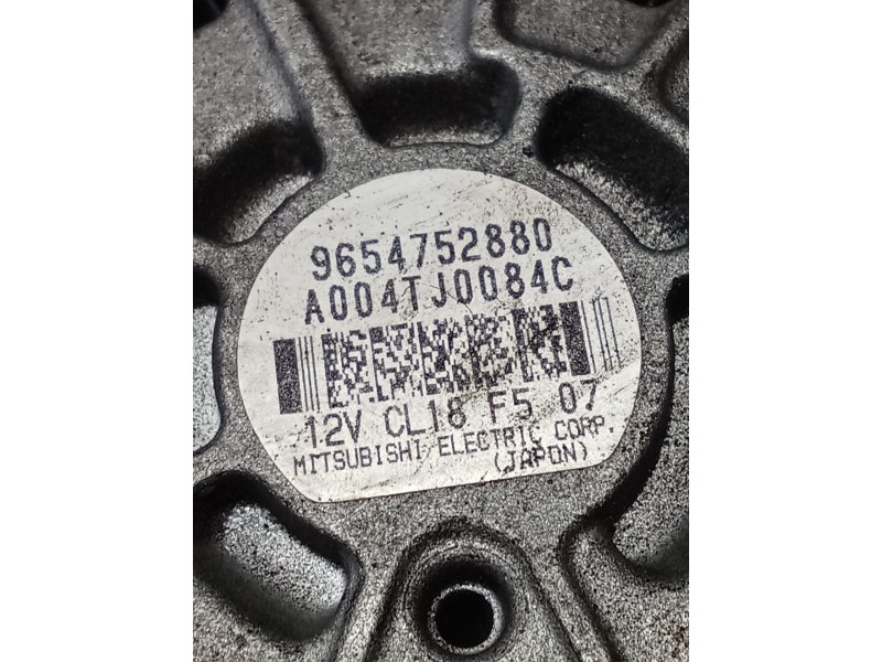 Recambio de alternador para peugeot 407 (6d_) 2.0 hdi 135 (6drhrh, 6drhre, 6drhrg, 6drhrj) referencia OEM IAM 9654752880 A004TJ0