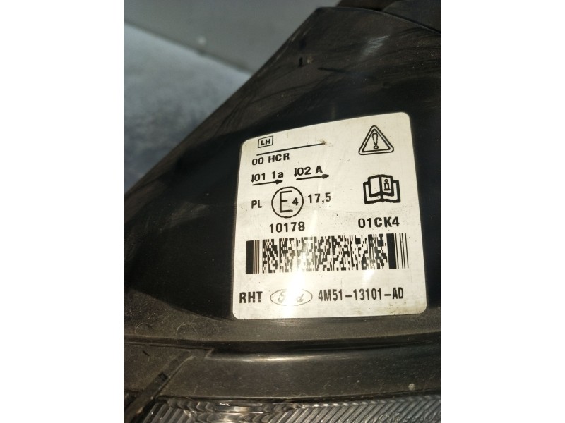 Recambio de faro izquierdo para ford focus ii (da_, hcp, dp) 1.6 tdci referencia OEM IAM 4M5113101AD  05