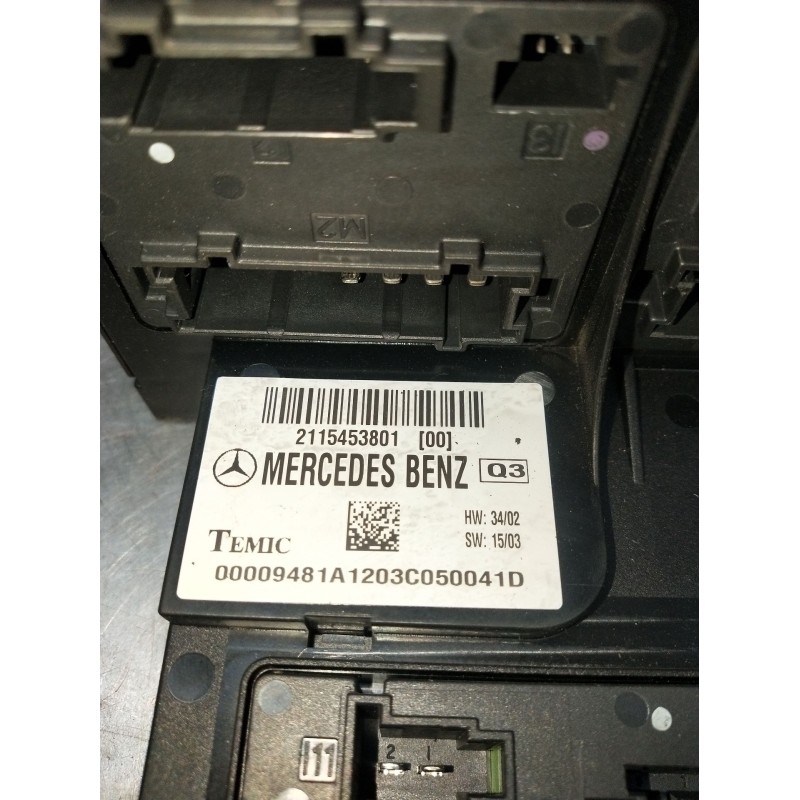 Recambio de caja reles / fusibles para mercedes-benz clase e (w211) berlina e 320 cdi (211.026) referencia OEM IAM 2115453801 A1