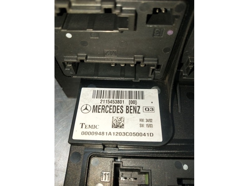Recambio de caja reles / fusibles para mercedes-benz clase e (w211) berlina e 320 cdi (211.026) referencia OEM IAM 2115453801 A1