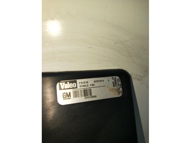 Recambio de electroventilador para opel vectra c berlina club referencia OEM IAM 24410990 870731V 03