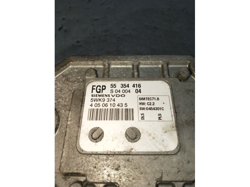 Recambio de centralita motor uce para opel vectra c berlina club referencia OEM IAM 55354416 S0400404 4050610435 5WK9374 03