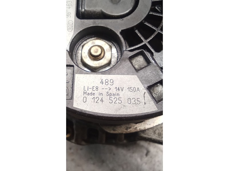 Recambio de alternador para citroën c4 i (lc_) 1.6 hdi referencia OEM IAM 9646321880 0124525035 150A 04