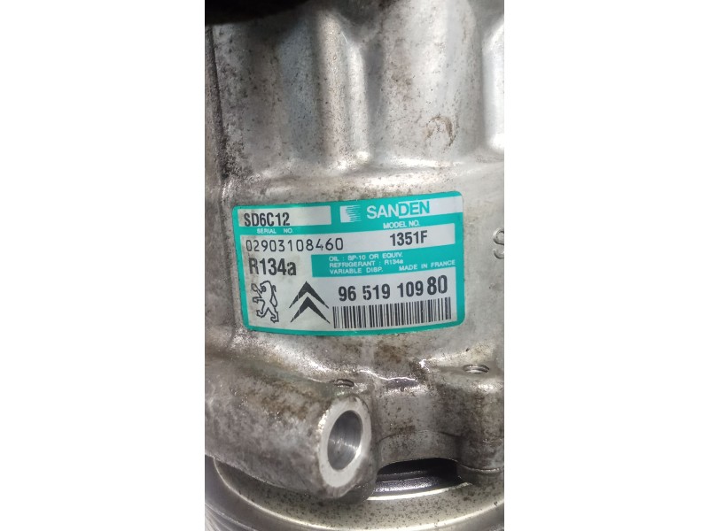 Recambio de compresor aire acondicionado para citroën c4 i (lc_) 1.6 hdi referencia OEM IAM 9651910980  04