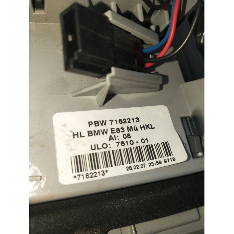 Recambio de piloto trasero izquierdo interior para bmw x3 (e83) 3.0 d referencia OEM IAM 7162213  07