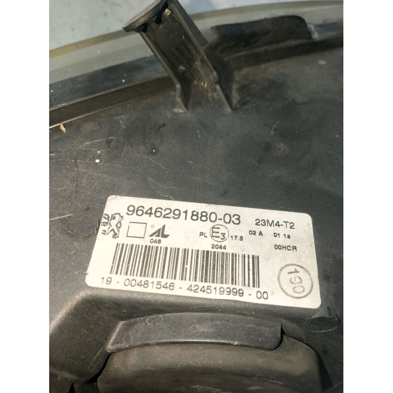 Recambio de faro izquierdo para peugeot 307 (3a/c) 1.6 hdi 110 referencia OEM IAM 9646291880 42519999 01