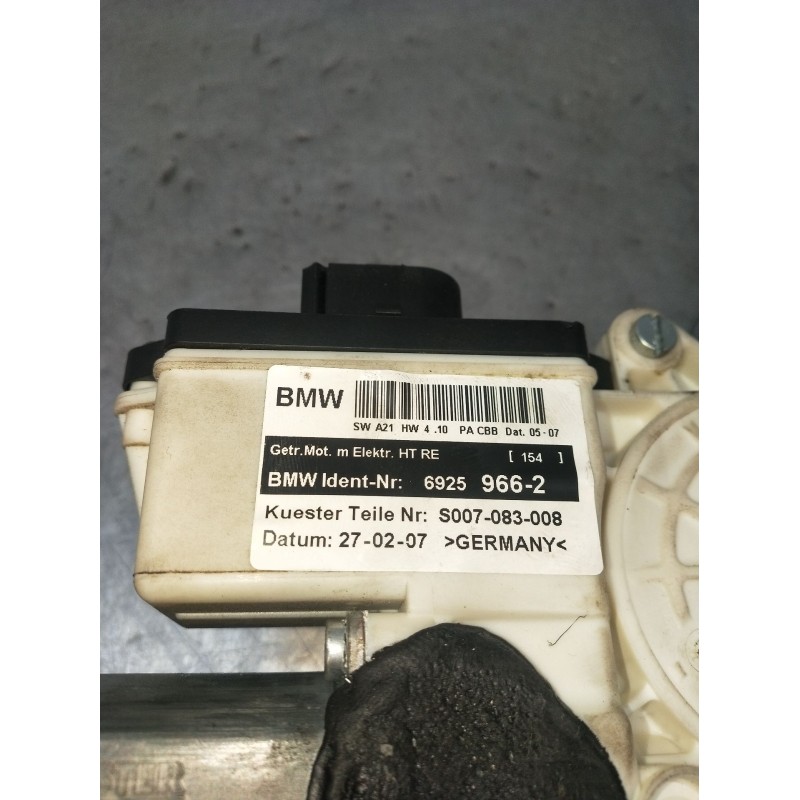 Recambio de elevalunas trasero derecho para bmw x3 (e83) 3.0 d referencia OEM IAM 69259662 S007083008 5P 07