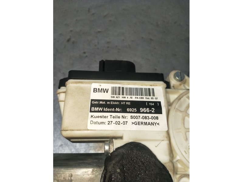 Recambio de elevalunas trasero derecho para bmw x3 (e83) 3.0 d referencia OEM IAM 69259662 S007083008 5P 07