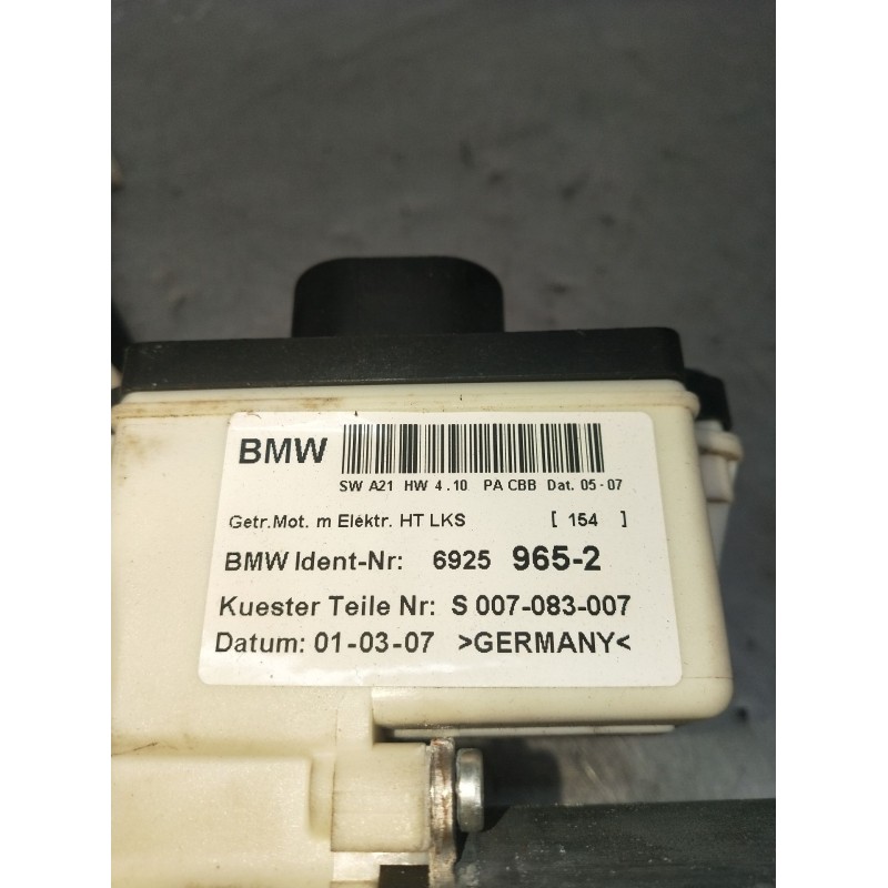Recambio de elevalunas trasero izquierdo para bmw x3 (e83) 3.0 d referencia OEM IAM 69259652 S007083007 5P 07