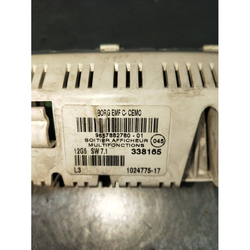 Recambio de pantalla multifuncion para peugeot 407 (6d_) 2.0 hdi 135 (6drhrh, 6drhre, 6drhrg, 6drhrj) referencia OEM IAM 9657882