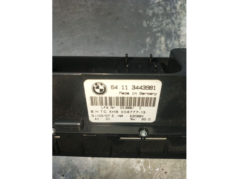 Recambio de mando calefaccion / aire acondicionado para bmw x3 (e83) 3.0 d referencia OEM IAM 64113443981 5HB00877713 07