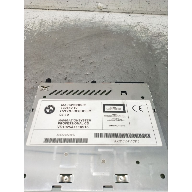 Recambio de sistema audio / radio cd para bmw x3 (e83) 3.0 d referencia OEM IAM 6512920528602 13264010 07