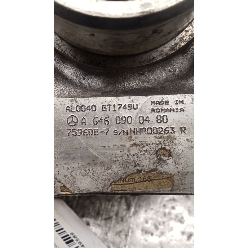 Recambio de turbocompresor para mercedes-benz sprinter 02.00  caja abierta 211 cdi (902.611-612) referencia OEM IAM A6460900480 