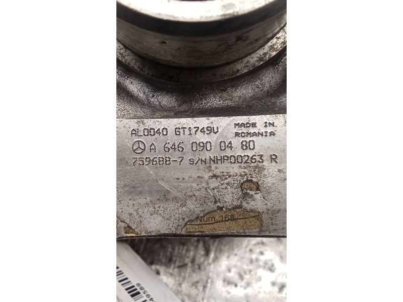 Recambio de turbocompresor para mercedes-benz sprinter 02.00  caja abierta 211 cdi (902.611-612) referencia OEM IAM A6460900480 