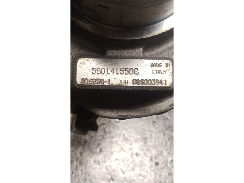 Recambio de turbocompresor para fiat ducato autobús (250_) 150 multijet 2,3 d referencia OEM IAM 5801415508 8068501 
