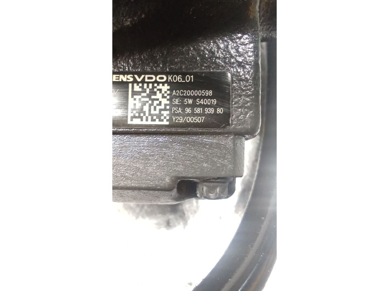 Recambio de bomba inyeccion para peugeot 407 (6d_) 2.0 hdi 135 (6drhrh, 6drhre, 6drhrg, 6drhrj) referencia OEM IAM 9658193980  S