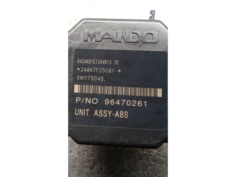 Recambio de abs para chevrolet aveo / kalos hatchback (t250, t255) 1.2 referencia OEM IAM 96470261 96470254 05