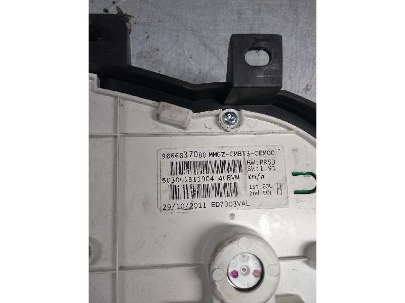 Recambio de cuadro instrumentos para peugeot 206+ básico referencia OEM IAM 9666637080 503001911904 