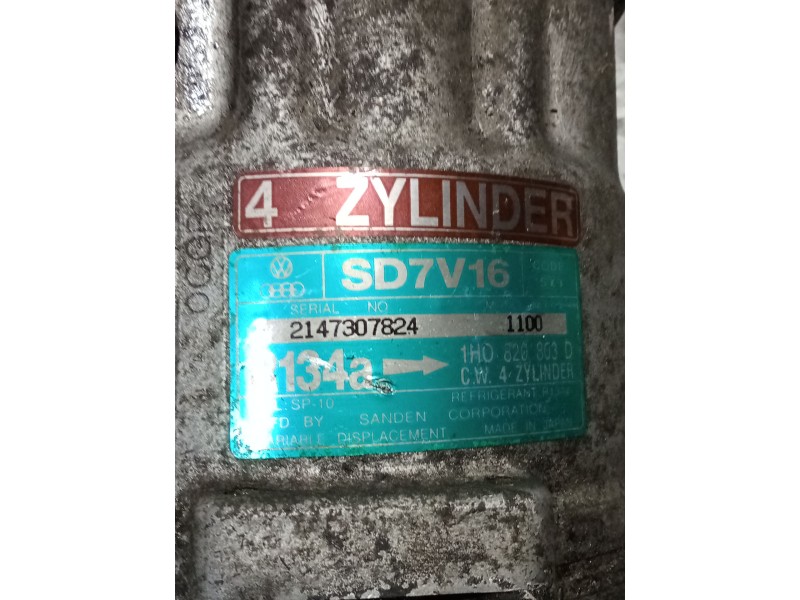 Recambio de compresor aire acondicionado para seat cordoba (6k1, 6k2) 1.9 tdi referencia OEM IAM 2147307824 1HO820803D 97