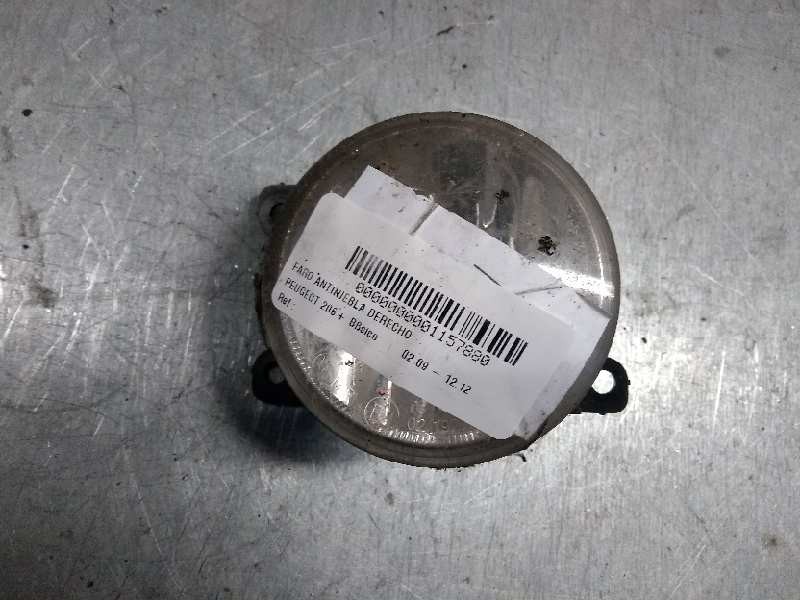 Recambio de faro antiniebla derecho para peugeot 206+ básico referencia OEM IAM   