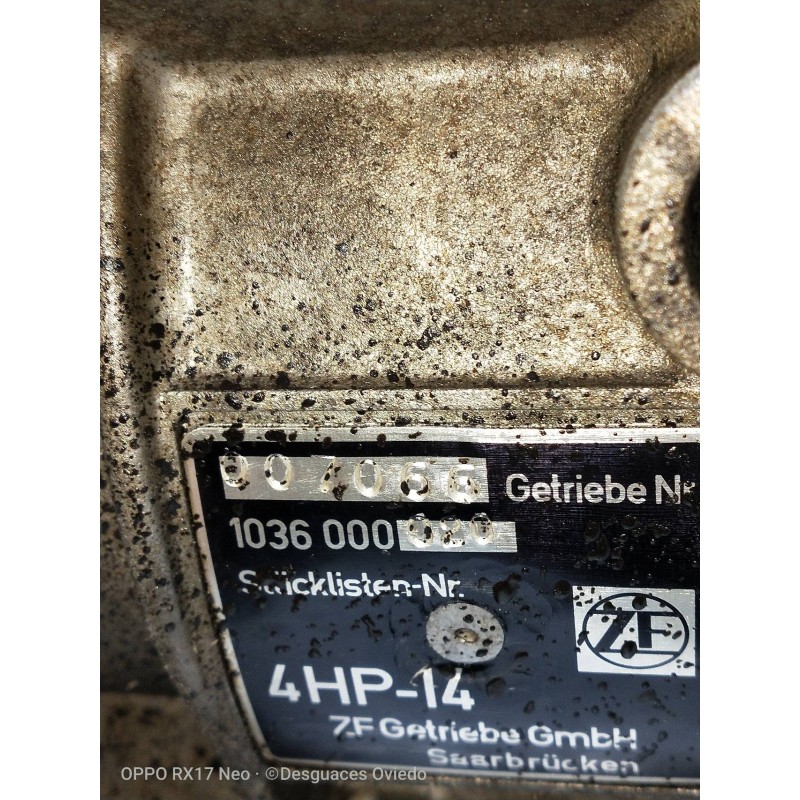 Recambio de caja cambios para citroen bx berlina referencia OEM IAM 4HP14 0070066  Recambio de caja cambios para citroen bx berlina referencia OEM IAM 4HP14 0070066