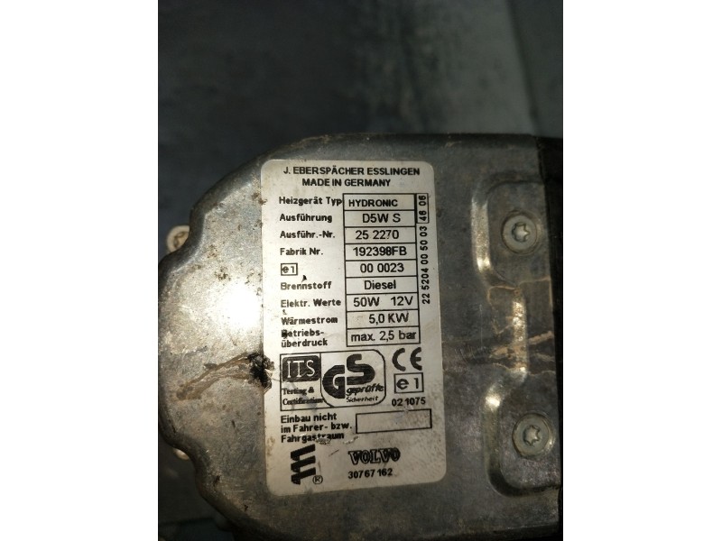 Recambio de valvula intercambio de calefaccion para volvo c30 2.0 diesel cat referencia OEM IAM 192398FB 30767162 