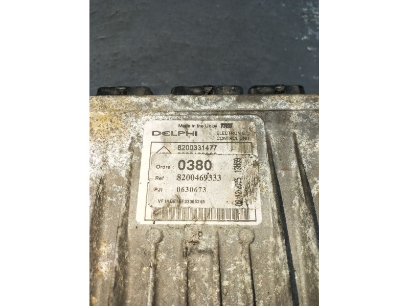 Recambio de centralita motor uce para renault kangoo (kc0/1_) 1.5 dci (kc07) referencia OEM IAM 8200469333 0630673 8200331477 01