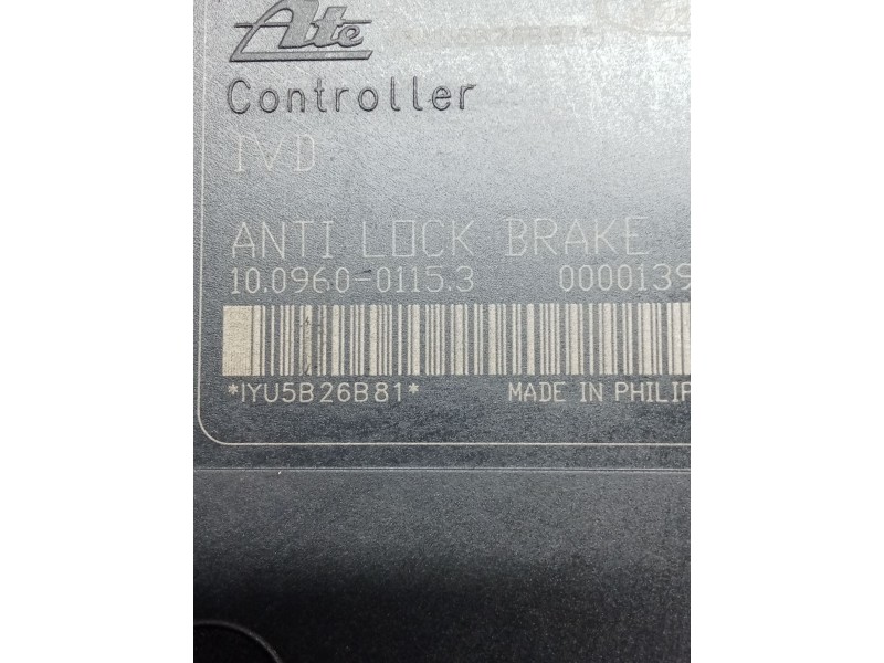 Recambio de abs para mazda 3 sedán (bk) 1.6 di turbo (bk12y) referencia OEM IAM 10096001153 3M512C405HA 10020601724