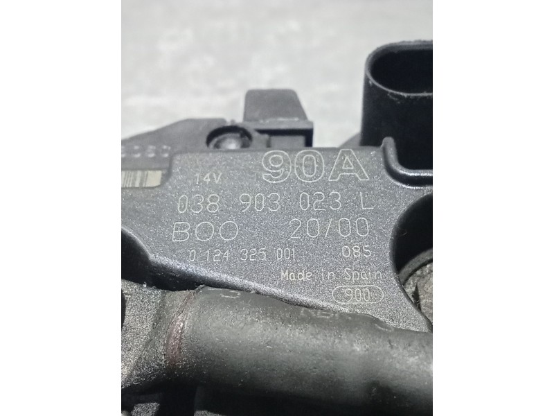 Recambio de alternador para seat toledo ii (1m2) 1.9 tdi referencia OEM IAM 0389030231L 0124325001 99 90A