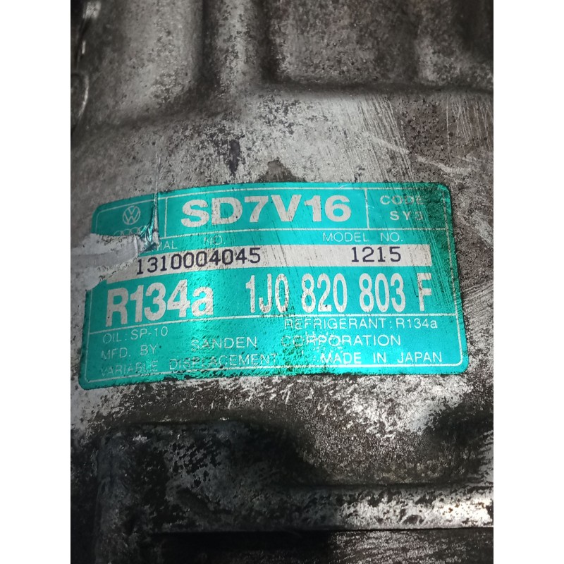 Recambio de compresor aire acondicionado para seat toledo ii (1m2) 1.9 tdi referencia OEM IAM 1J0820803F  99
