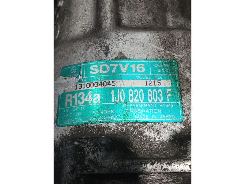 Recambio de compresor aire acondicionado para seat toledo ii (1m2) 1.9 tdi referencia OEM IAM 1J0820803F  99