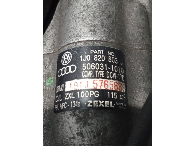 Recambio de compresor aire acondicionado para audi a3 (8l1) 1.6 referencia OEM IAM 1J0820803J 5060311010 00