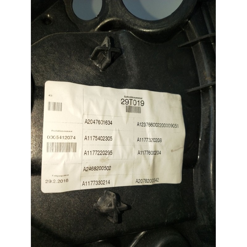 Recambio de elevalunas trasero derecho para mercedes-benz clase cla (w117) shooting brake referencia OEM IAM A2047601634 5P A117