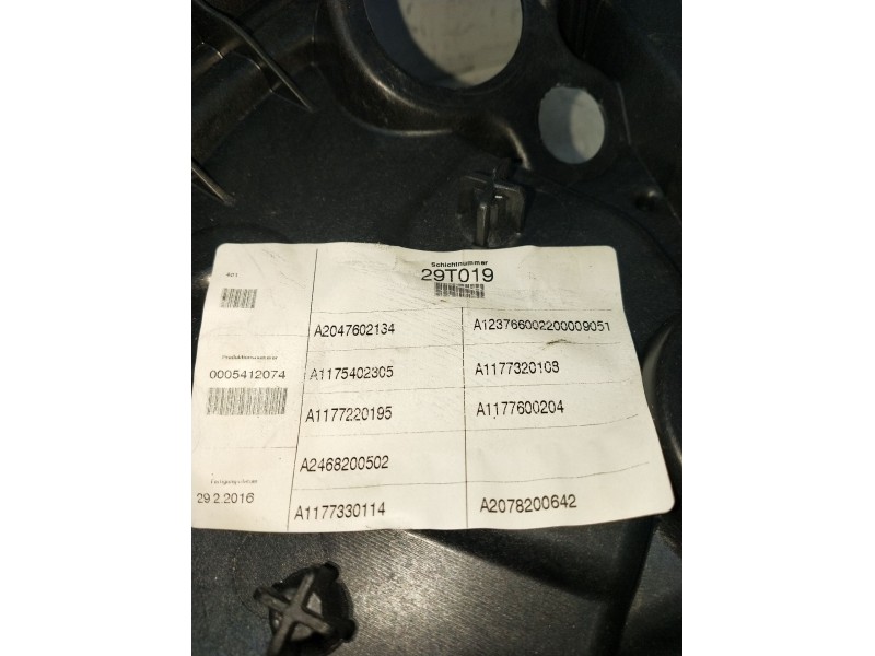 Recambio de elevalunas trasero izquierdo para mercedes-benz clase cla (w117) shooting brake referencia OEM IAM A2047602134 5P A1