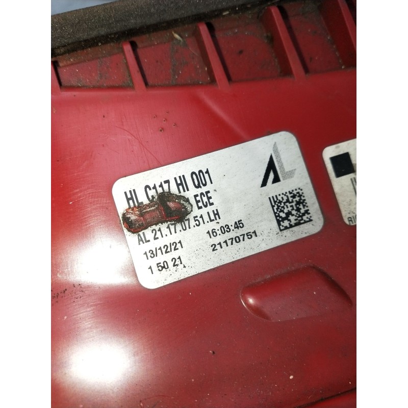 Recambio de piloto trasero izquierdo para mercedes-benz clase cla (w117) shooting brake referencia OEM IAM HLC117HIQ01 21170751 