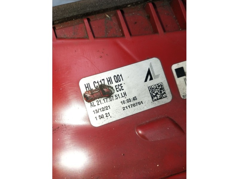 Recambio de piloto trasero izquierdo para mercedes-benz clase cla (w117) shooting brake referencia OEM IAM HLC117HIQ01 21170751 