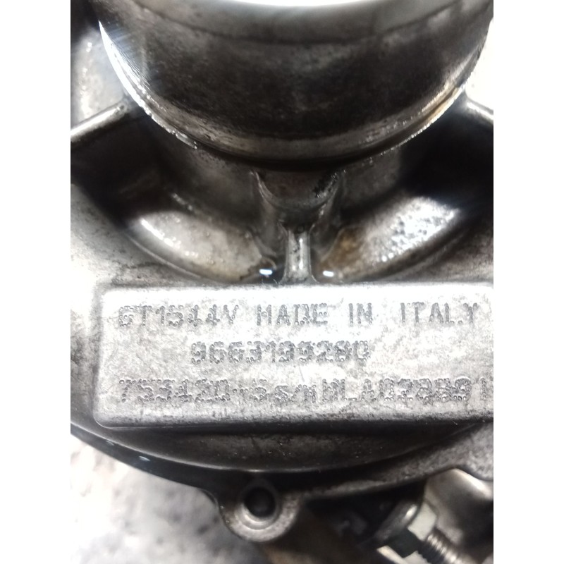 Recambio de turbocompresor para mazda 3 sedán (bk) 1.6 di turbo (bk12y) referencia OEM IAM 9663199280 7534205 