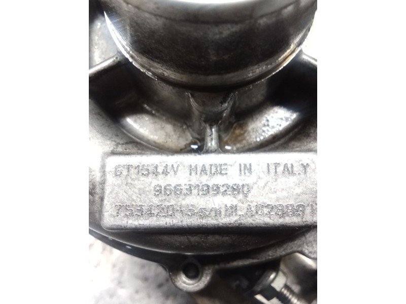 Recambio de turbocompresor para mazda 3 sedán (bk) 1.6 di turbo (bk12y) referencia OEM IAM 9663199280 7534205 