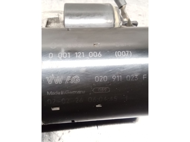 Recambio de motor arranque para audi a3 (8l1) 1.6 referencia OEM IAM 020911023F 0001121006 