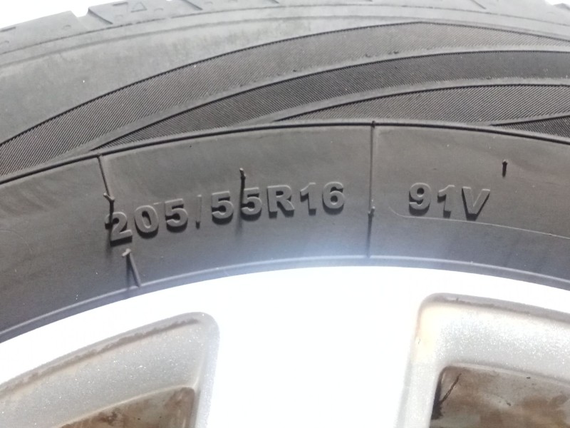 Recambio de juego llantas para renault megane iv hatchback (b9a/m/n_) 1.3 tce 115 (b9n9) referencia OEM IAM 205/55 R16 91V  