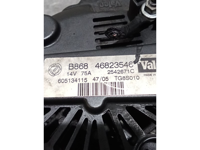 Recambio de alternador para fiat doblo monospace (119_, 223_) 1.3 jtd referencia OEM IAM 4682354C 75A 06