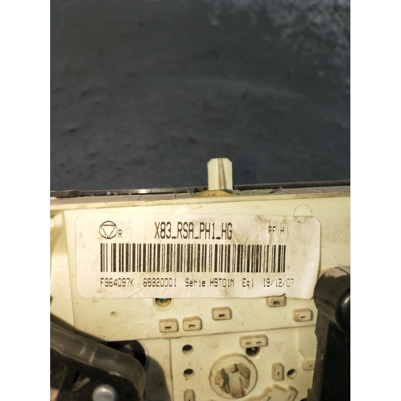 Recambio de mando calefaccion / aire acondicionado para nissan primastar furgoneta (x83) 2.0 dci 90 referencia OEM IAM X83RSAPH1