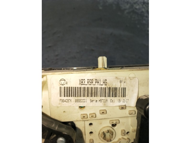 Recambio de mando calefaccion / aire acondicionado para nissan primastar furgoneta (x83) 2.0 dci 90 referencia OEM IAM X83RSAPH1
