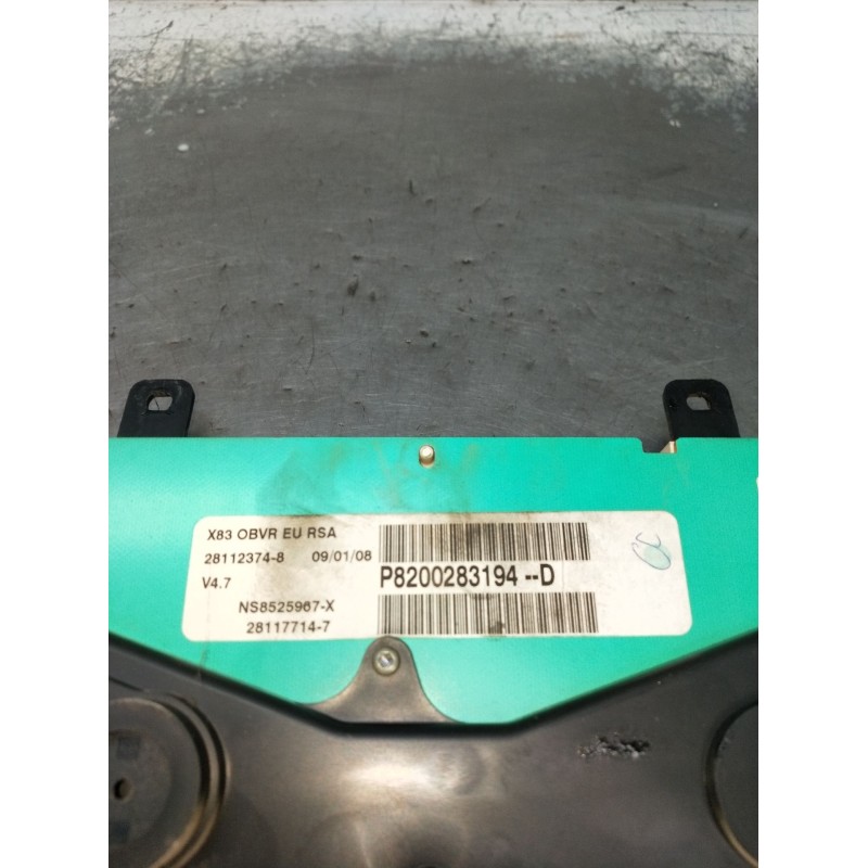 Recambio de cuadro instrumentos para nissan primastar furgoneta (x83) 2.0 dci 90 referencia OEM IAM P8200283194D 281123748 NS852