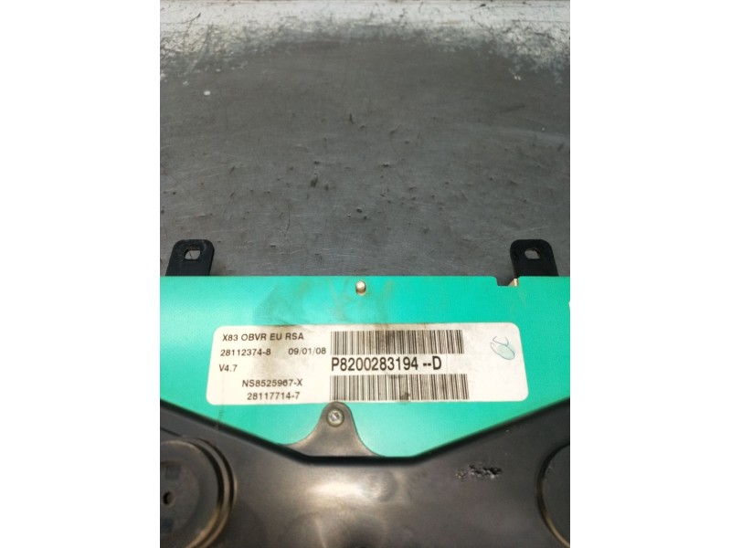 Recambio de cuadro instrumentos para nissan primastar furgoneta (x83) 2.0 dci 90 referencia OEM IAM P8200283194D 281123748 NS852