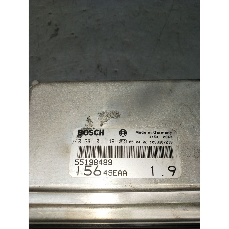 Recambio de centralita motor uce para alfa romeo 156 sportwagon (932_) 1.9 jtd (932b2b, 932b2c) referencia OEM IAM 0281011491 55