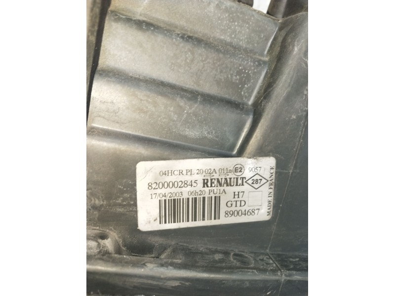 Recambio de faro izquierdo para renault laguna ii grandtour (kg0/1_) 1.9 dci (kg0g) referencia OEM IAM 8200002845 89004687 02