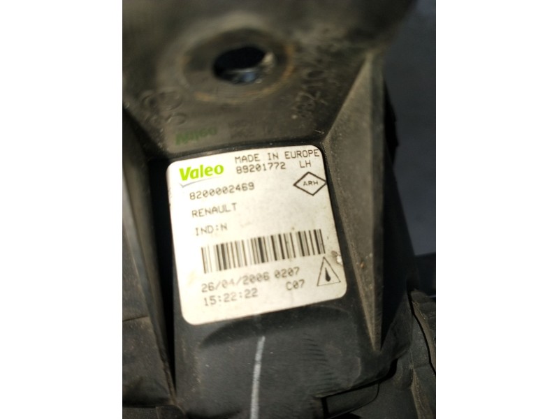Recambio de faro antiniebla izquierdo para renault clio ii (bb_, cb_) 1.2 16v (bb05, bb0w, bb11, bb27, bb2t, bb2u, bb2v, cb05,..
